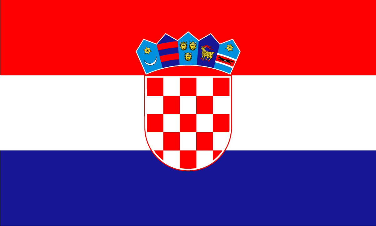 クロアチアの国旗 ヨーロッパ 世界の国旗 デザインから世界を学ぼう
